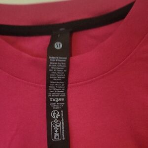 Lululemon Pink Crew Neck Top